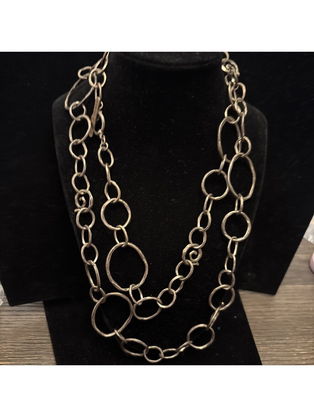 Sigrid Olsen Hoop And Loop Necklace Doubles As  Necklace Or As A Belt 44”